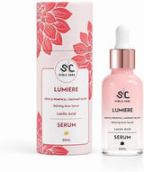 Lumiere Lactic Acid Refining Glow Serum | Lactic Acid 15% | Gentle Exfoliant to Refine Skin Texture, Radiant Glow, Smoother & Brighter Complexion | Fade Uneven Tone | Korean Skincare | 30ml